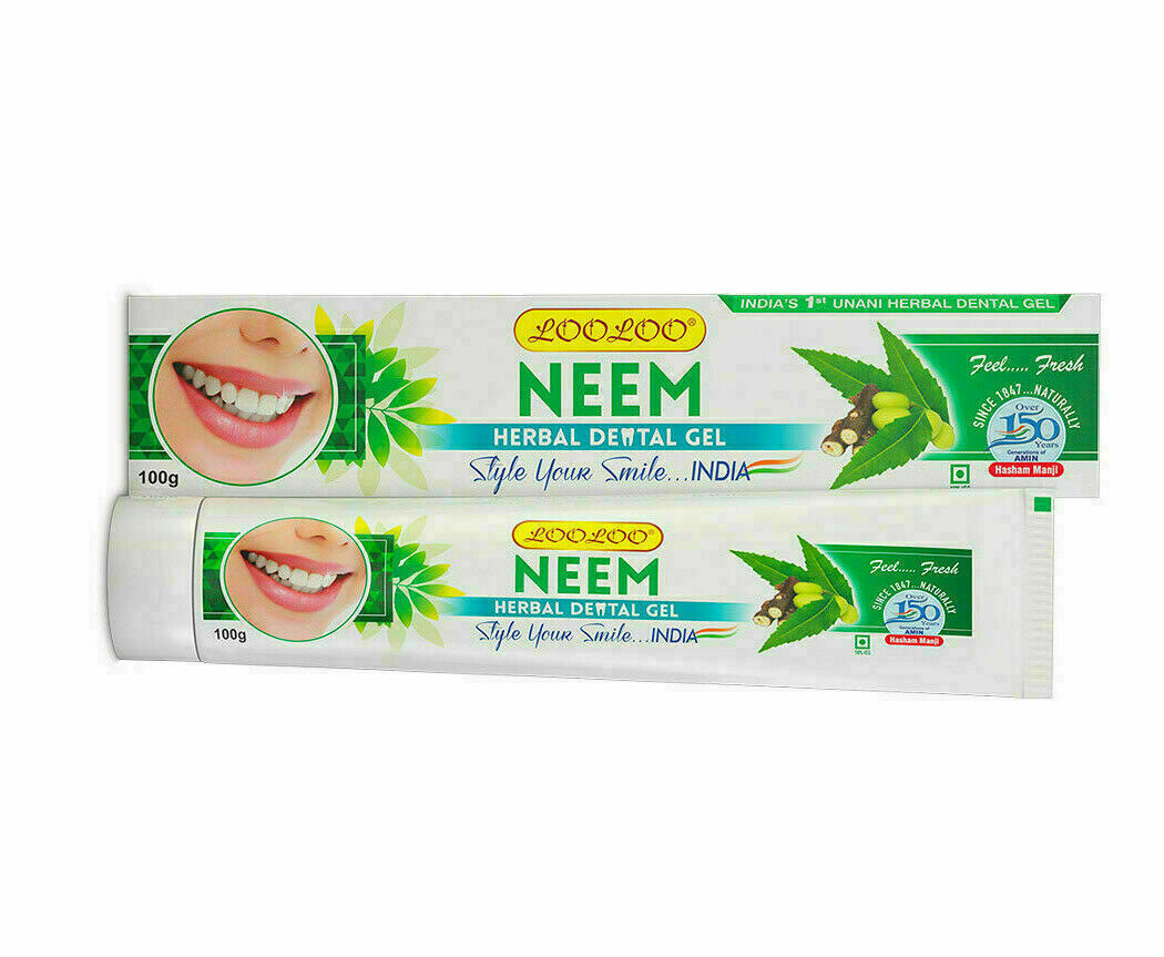 Looloo Herbal Neem Teeth Dental Gel - 60g - HerbalDealCare | Ayurvedic ...