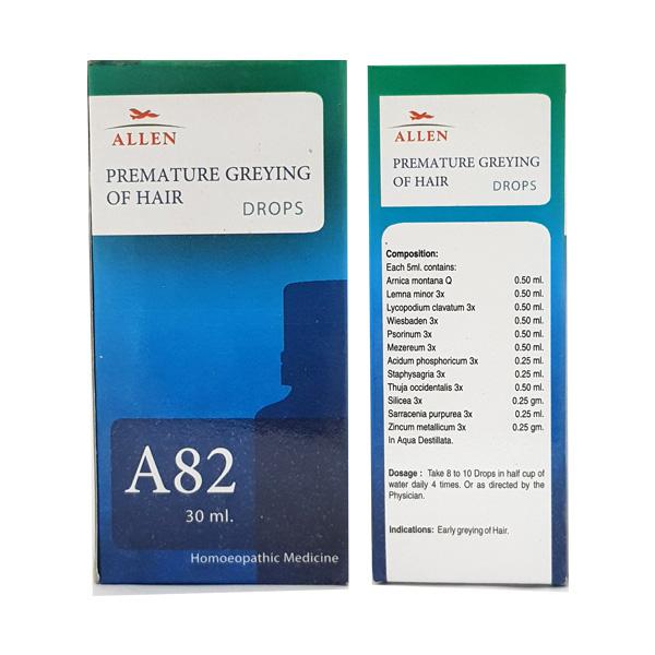 Allen A82 Premature Greying Of Hair Drops - 30ml - HerbalDealCare |  Ayurvedic Herbal Unani Homeopathy Medicine Online Seller From India  Worldwide Shipping 2023