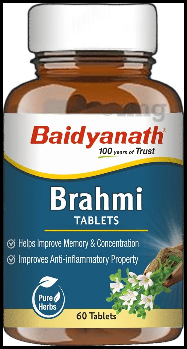 Baidyanath Brahmi Tablets, 60 Tablets