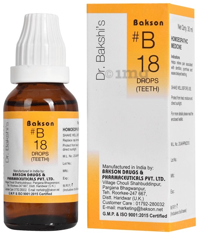 Bakson B18 Drops, 30 ml