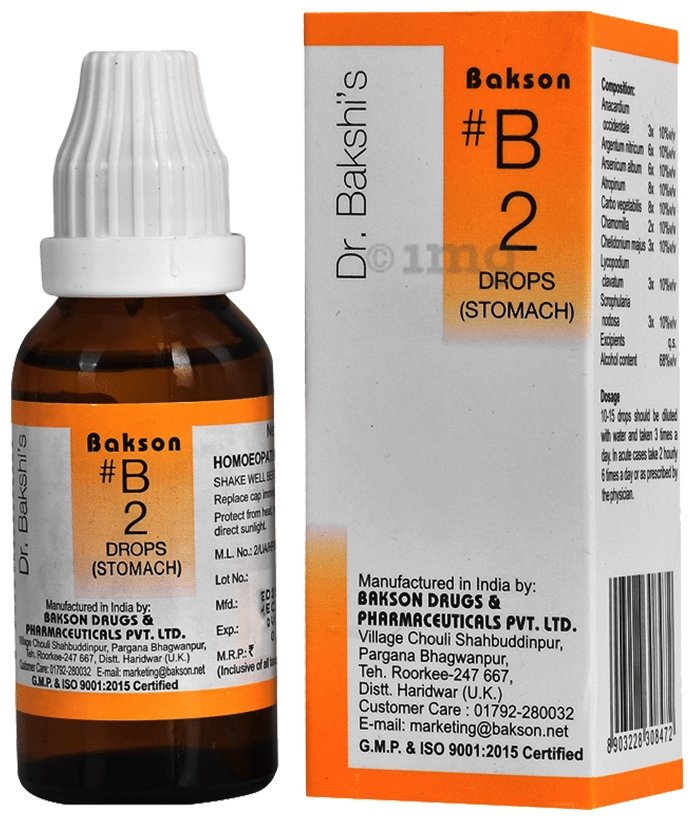 Bakson B2 Drops, 30 ml