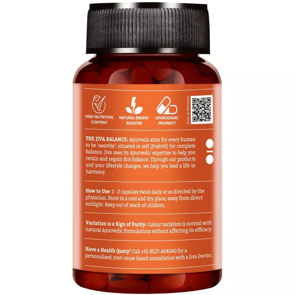 Jiva Ayurveda Safed Musli Capsules