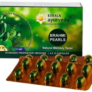 Kerala Ayurveda Brahmi Pearls, 40 Capsules