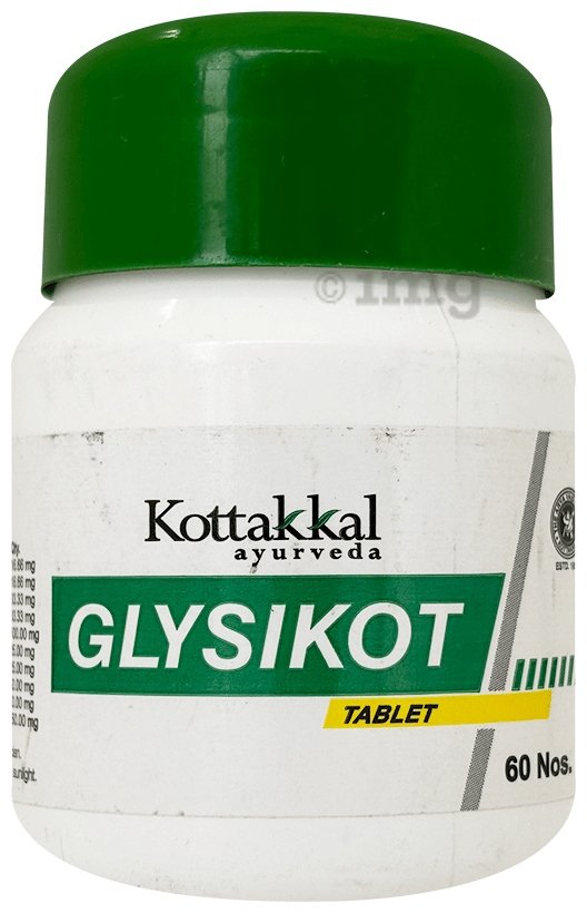 Kottakkal Arya Vaidya Sala Glysikot Tablet, 60 Tablets