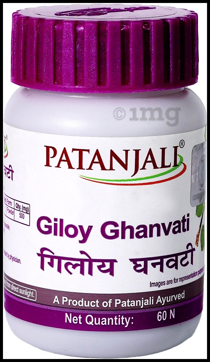 Patanjali Giloy Ghanvati, 60 Tablets