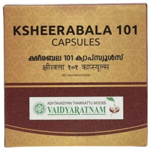 Vaidyaratnam 101 Ksheerabala Soft Gel Capsule (100tab)